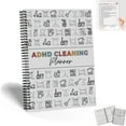 thumbnail image 1 of ADHD Cleaning Planner, Add Cleaning and Organizing Planner, Focus-Friendly CleaningSchedule and Checklist Management, Home Maintenance Declutter Schedule, Organizing Tips, Family Chore Chart, 1 of 8
