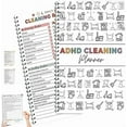thumbnail image 1 of ADHD Cleaning Planner, Adhd Cleaning & Organizing Toolkit - Chore Planners, Tidy Minds Adhd Planner, Editable Home Clean Plan Notebook, Daily, Weekly and Monthly Yearly Clean Sheet(1pc), 1 of 7