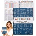 thumbnail image 1 of ADHD Cleaning Planner for Adults - Customizable Daily Weekly Monthly Home Cleaning Checklist & Chore Management System, Editable Organizer for Stress-Free Routines & Household Task Tracking, 1 of 7