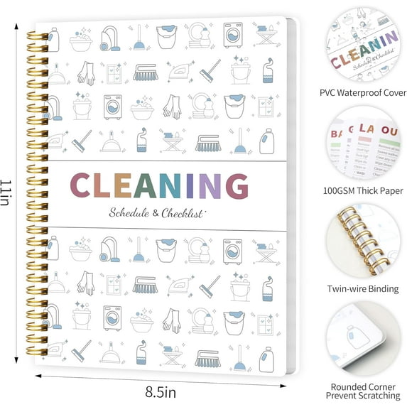 ADHD Cleaning Planner for Adults & Students - Daily Weekly Monthly ...