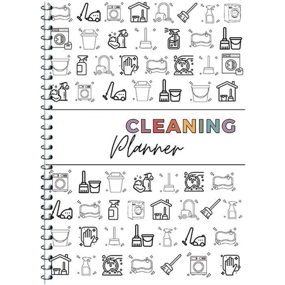 ADHD Cleaning Planner for Adults – Undated Daily, Weekly & Monthly Cleaning Schedule & Checklist – Household Chores Organizer Notebook for Home Management, Routine Tracking & Family Cleaning Tasks