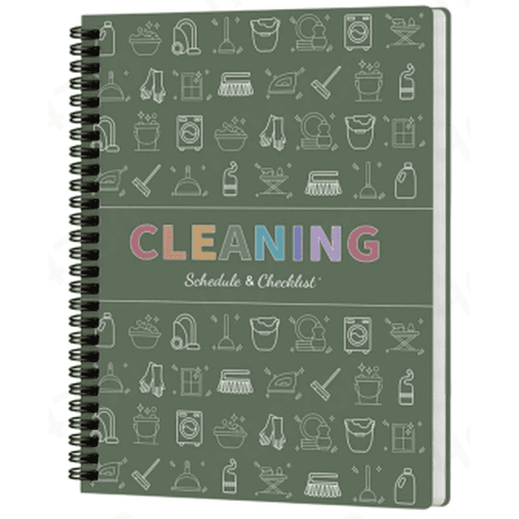 ADHD Cleaning Planner for Adults Women, Cleaning Schedule and Checklist Notebook, Cleaning and Organizing Planner, Daily Weekly Monthly Schedule Household Cleaning Checklist Planner