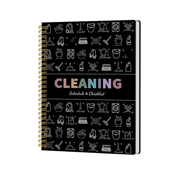 ADHD Cleaning Planner for Adults Women, Cleaning Schedule and Checklist Notebook, Cleaning and Organizing Planner, Daily Weekly Monthly Schedule Household Cleaning Checklist Planner