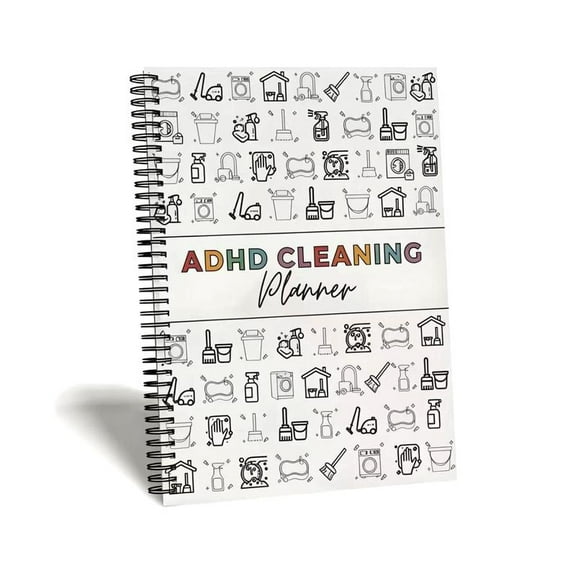 【ADHD Cleaning Planner】Household Daily Cleaning Schedule Planner,Weekly/monthly Cleaning Schedule,Household Cleaning Schedule, Office Stationery & Supplies
