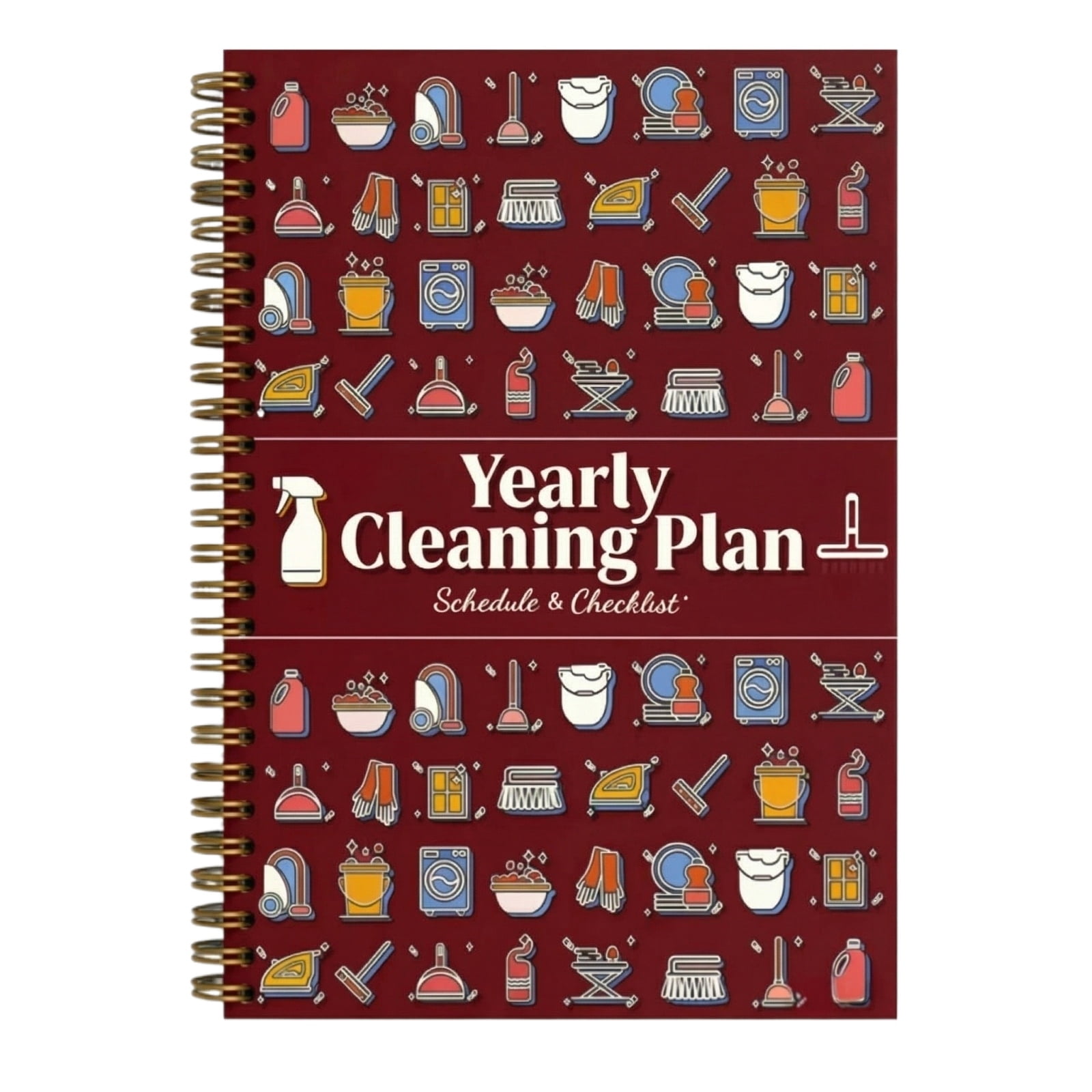 ADHD Cleaning Planner, Household Schedule and Checklist Organizer ...