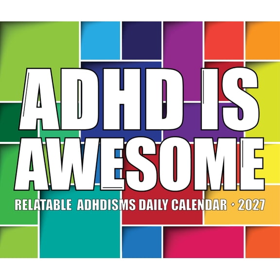 ADHD Is Awesome 2027 5.4 X 6.2 Box Calendar, (Paperback)