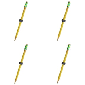 ADHD Pencil - Threaded Pencil for ADHD & Anxiety, Fidget Pencils, Silent Sensory Tool Stress Relief Rotating Pen Perfect for Office Home - Green, 4Pcs