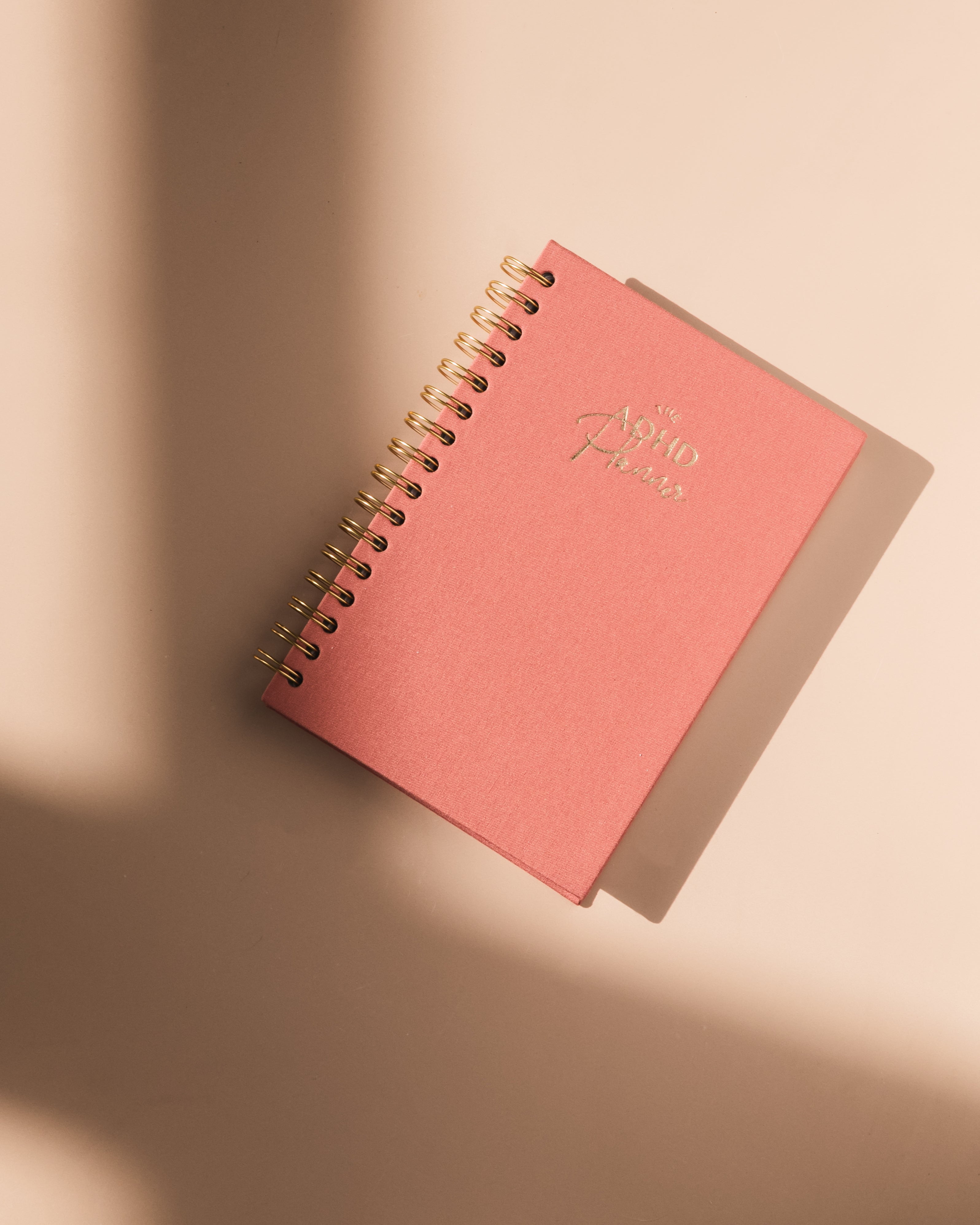 The ADHD Planner - Undated Daily Weekly Schedule Organizer Journal for Disorganized People - Habit Tracker Record Emotions & Mood - Academic Goals - Structure & Focus for Adults Brains (Spiral) (Red)