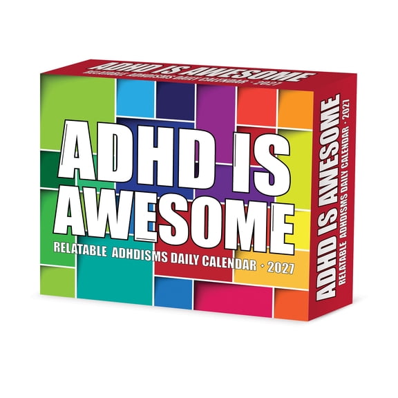 Willow Creek Press, ADHD is Awesome 2027 Box Calendar