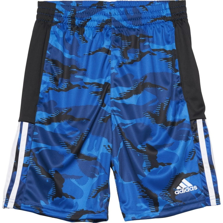 ADIDAS BOYS SHORTS CAMO BRITE BLUE SZ LARGE 14 16 SHORTS PANT BASKETBALL Walmart