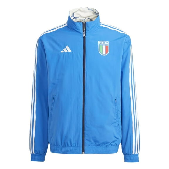 ADIDAS ITALY 2023 ANTHEM JACKET (BLUE,MEDIUM)
