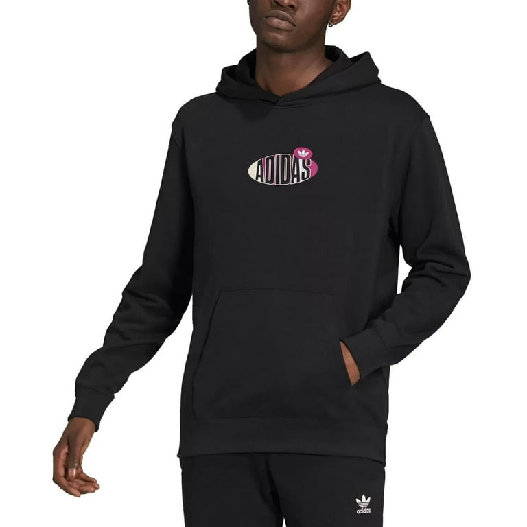ADIDAS ORIGINALS Men Originals Trefoil Area 33 Logo Terry Black Size M MSRP 70
