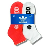 MZXELPRJD ADIDAS SOCKS MEN'S - QUARTER CUT - 253 MULTI COLORS - SHOE SZ 6-12 PACK X6