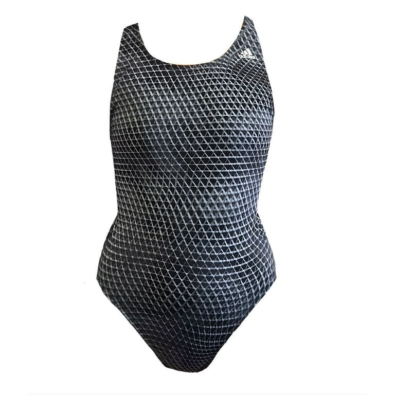 ADIDAS Women s Web Web V Back One Piece Swimsuit Black 34