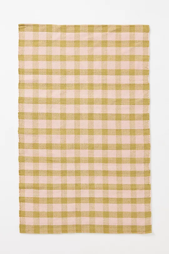 Checked Dining Room Rug ADIL RUGS Flatwoven Wool Able Checked Area Rugs For Living Room, Dining ...