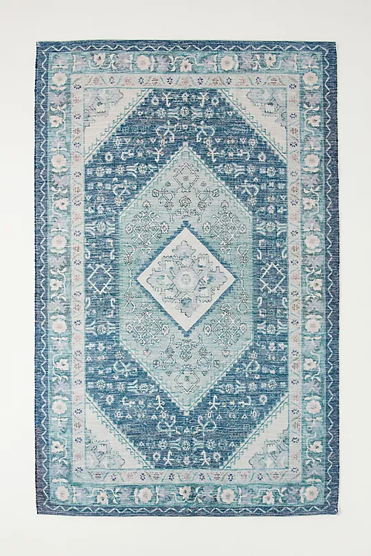 ADIL RUGS Polyester, Viscose Handwoven Kian Indoor, Outdoor Rug For ...