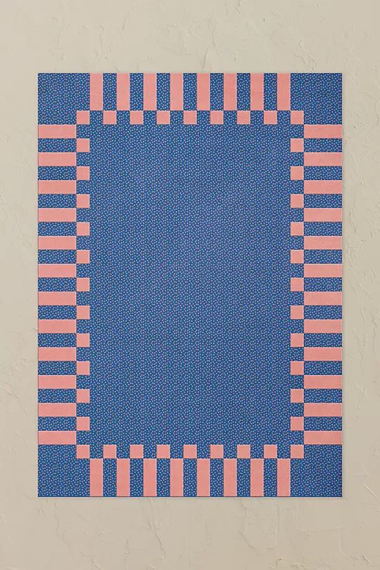 ADIL RUGS Teklan Frame Wool Area Rugs For Living Room, Dining Room And ...
