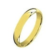 thumbnail image 1 of ADIRFINE 925 Sterling Silver Gold Plated Comfort Fit Wedding Band Ring, 1 of 2
