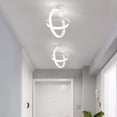 thumbnail image 1 of ADISUN Flush Mount Ceiling Lights Led Ceiling Light Fixtures, Circle Creative Modern Design LED Ceiling Lamp, Cool White, 1 of 5