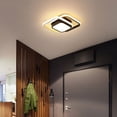 thumbnail image 1 of ADISUN Led Ceiling Light Modern Square Flush Mount Ceiling Fixtures for Bedroom Living Room Warm White Light, Black, 1 of 7