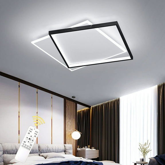 ADISUN Led Ceiling Lights Dimmable Modern Square Flush Mount Ceiling Lights Fixtures for Dining Room Foyer Living Room Bedroom Kitchen Office Chandeliers Lighting