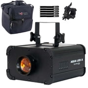 ADJ Aqua LED 2 Multi-Colored Simulated Water Flowing Effect Light with Protective Lighting Utility Case Package