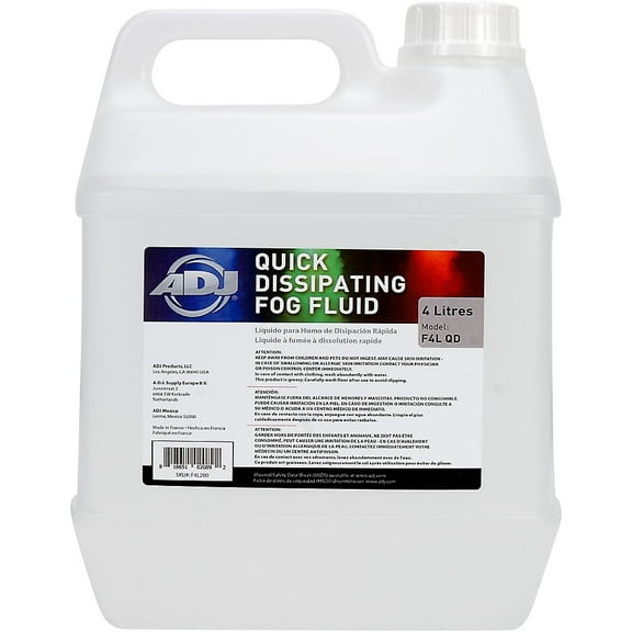 ADJ F4L QD, Quick-Dissipating Fog Fluid - 4 Liters
