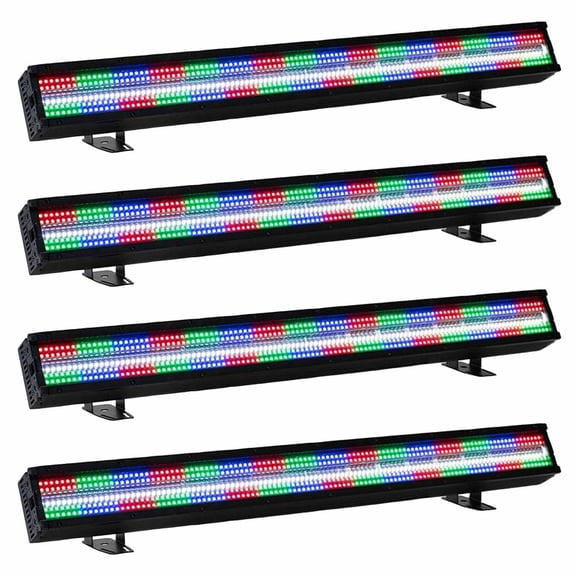 ADJ JOLT BAR FXIP IP65-Rated Professional RGBCW LED Linear Strobe/Effect Fixture 4-Pack