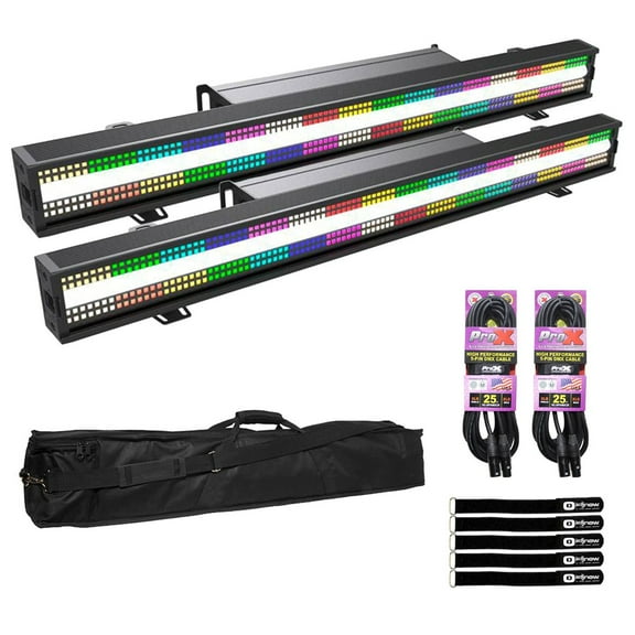 ADJ Jolt Bar FX2 IP20 RGBCW LED Linear Fixture 2-Pack with Bag Package