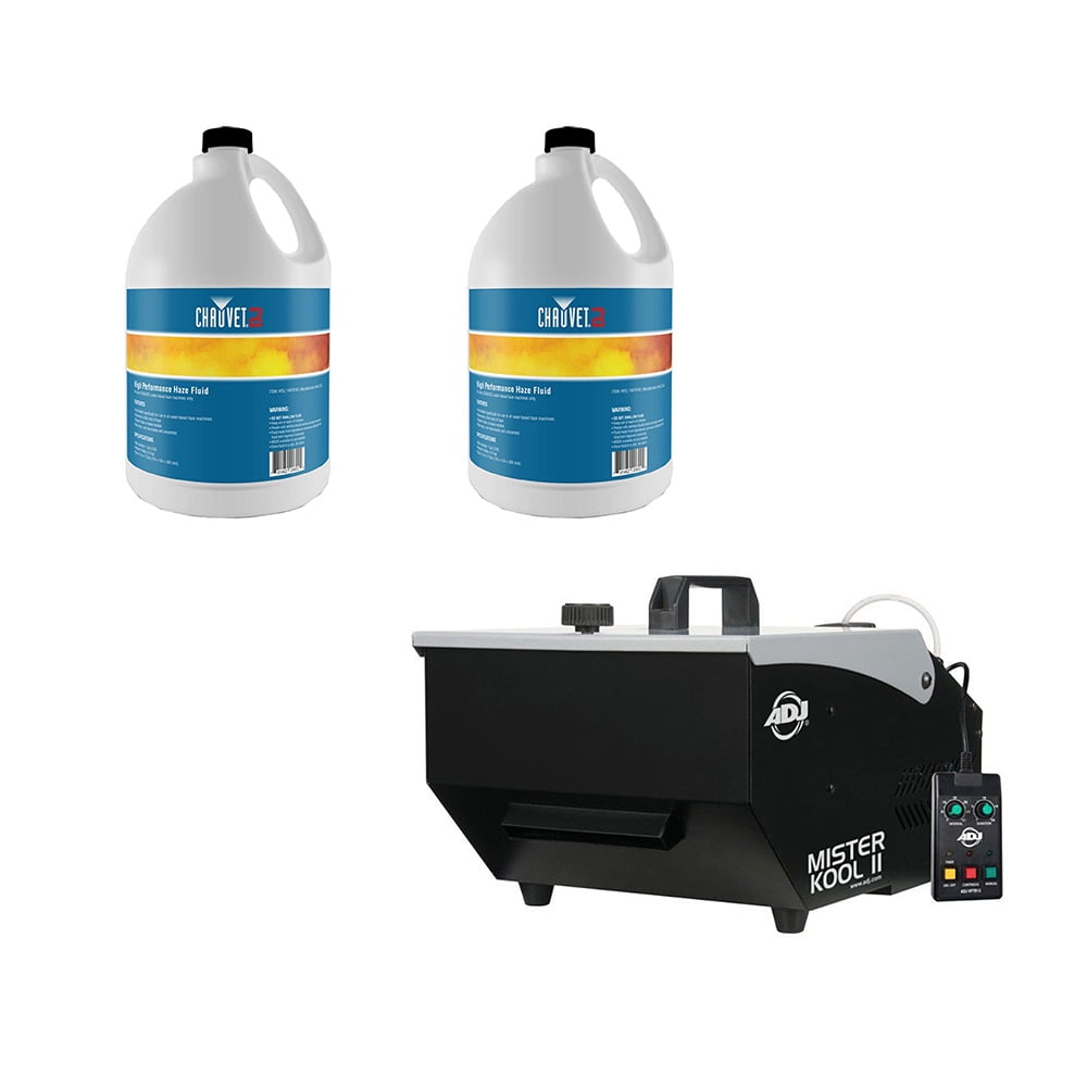 ADJ Mister Kool II Fog Machine with 1 Gallon Hurricane Fog Juice (2