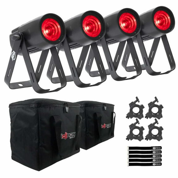ADJ SABER SPOT RGBL IP20 20W RGBL LED Pinspot with Padded Case Package