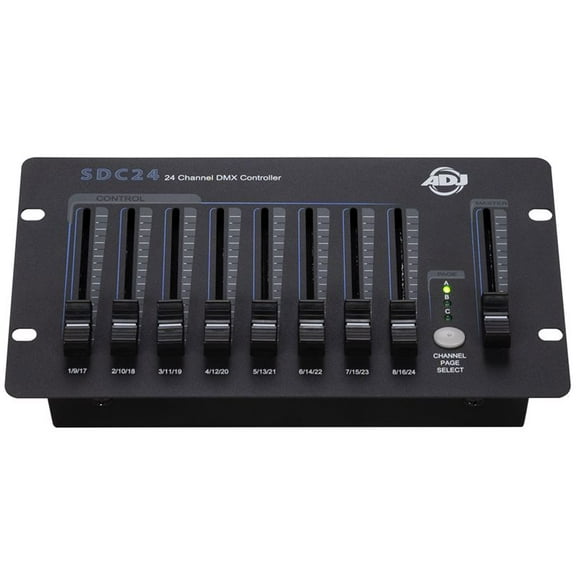 American DJ SDC24 24-Channel Basic DMX Controller with Dual Power Options