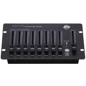 American DJ SDC24 24-Channel Basic DMX Controller with Dual Power Options
