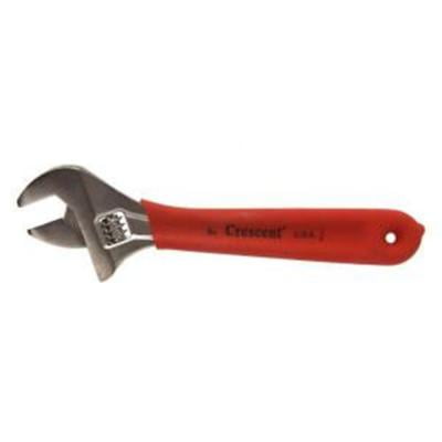 ADJ WRENCH,10",BLACK,CUSH GRIP,CARDED