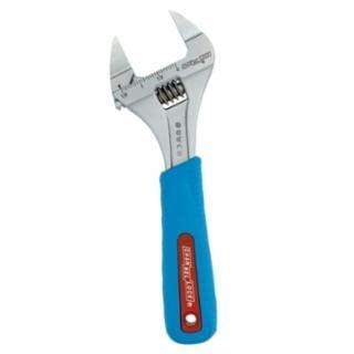 ADJ. WRENCH 8" SLIM JAW WIDE AZZ CODE BLUE