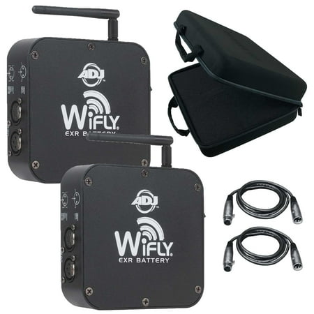 ADJ WiFLY EXR Battery Wireless DMX Transceiver Duo Package
