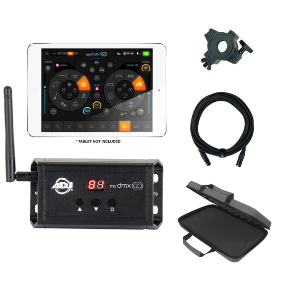 ADJ myDMX Go Wireless Lighting Control App and Case Package