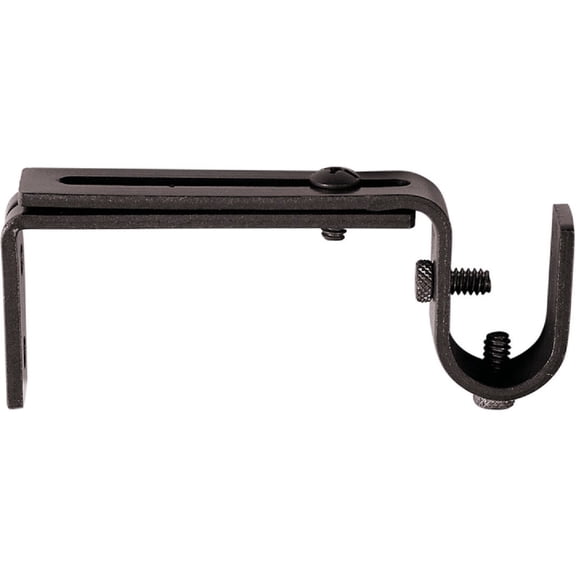 ADJUST BRACKET BLK 3/4"D