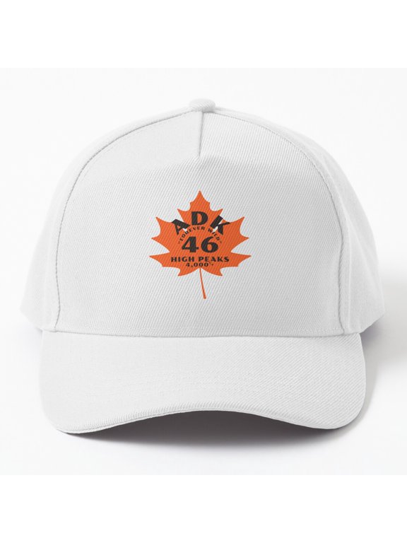 ADK 46er Forever Wild Baseball Hat, Adirondack Mountain Adventure Design, Classic Cap