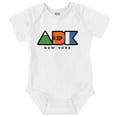 thumbnail image 1 of ADK Adirondack New York Hiking Romper Boys or Girls Infant Baby Brisco Brands 6M, 1 of 6