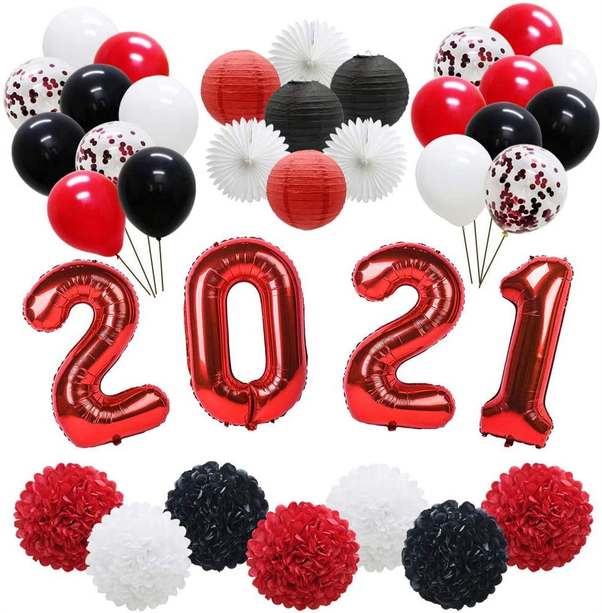 ADLKGG 2021 Graduation Balloons Banner, New Years Eve Party, Hanging ...