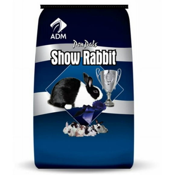 ADM Animal Nutrition  50 lbs Pen Pals Show Rabbit Mini Pellets