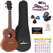 ADM Concert Ukulele 23 inch for Kid Adult Student Beginners, Mahogany Wood Ukulele Starter Kit