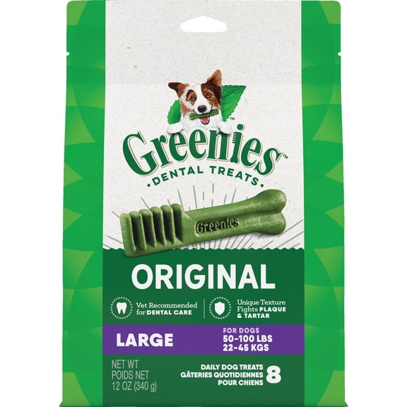 ADMC Greenies Dental Chew Dog Treat - Pack of 8