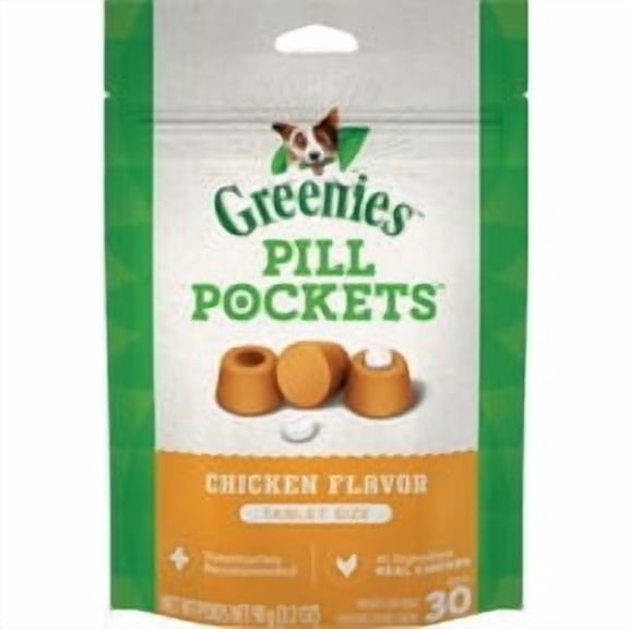 ADMC Greenies Pill Pockets Dog Treat - Pack of 4 Bulk Trade Pack