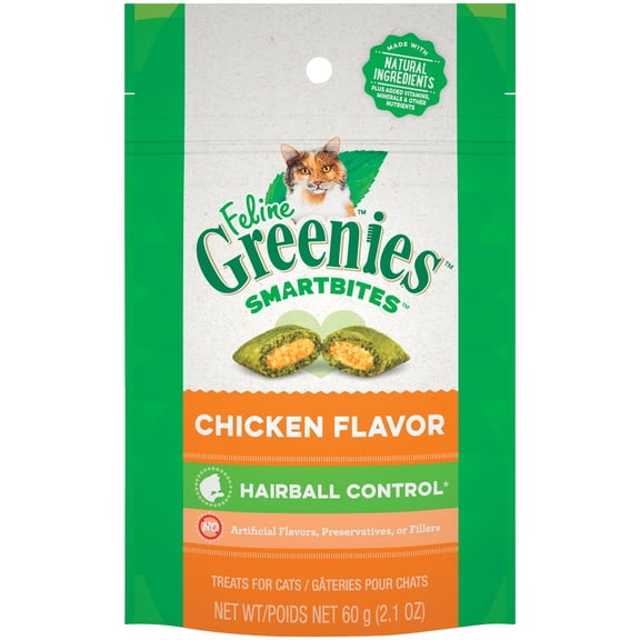 ADMC Greenies SmartBites Hairball Control Cat Treats - Single Pack