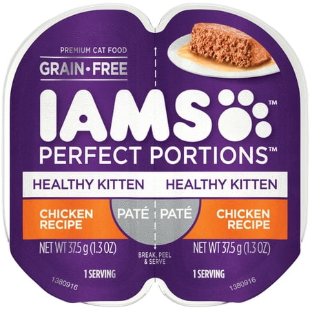 ADMC Iams Perfect Portions Healthy Kitten Wet Kitten Food - Pack of 6