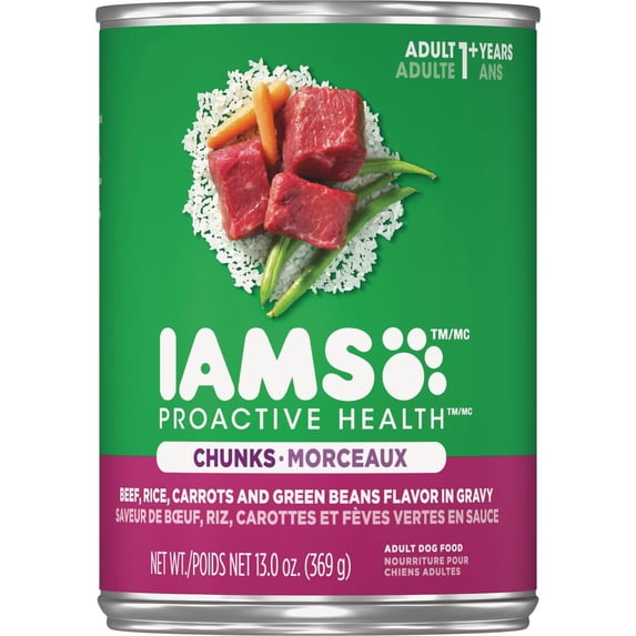 ADMC Iams Proactive Health Chunks Adult Wet Dog Food - Pack of 4