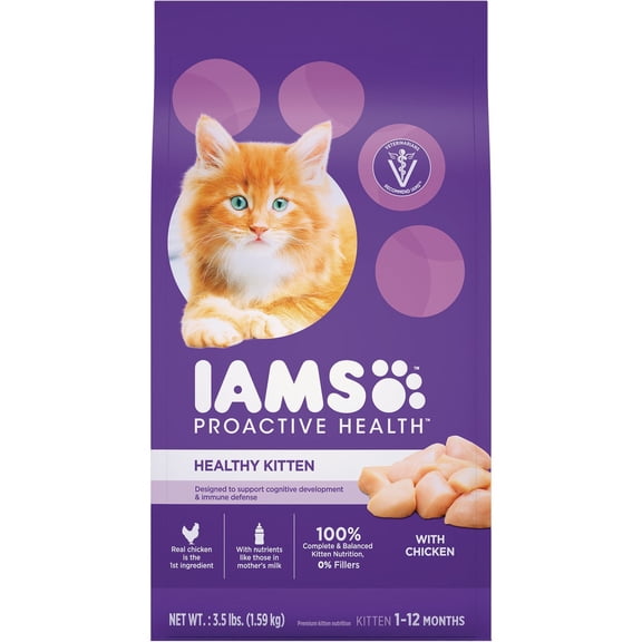 ADMC Iams Proactive Health Dry Kitten Food - Pack of 2
