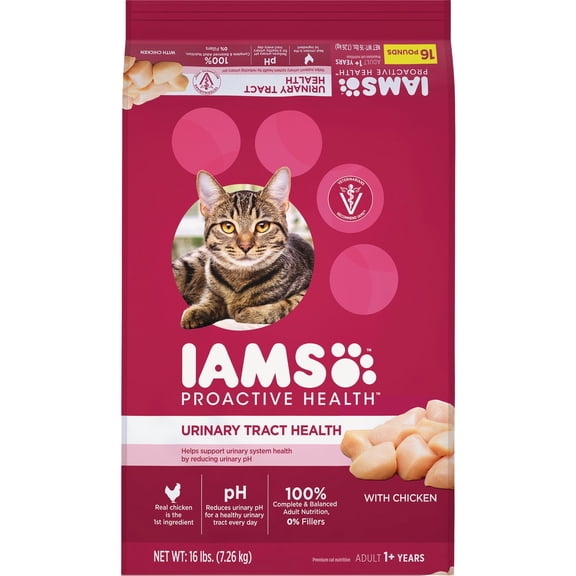 ADMC Iams Proactive Health Urinary Tract Formula Dry Cat Food - Pack of 8
